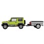 Радиоуправляемый внедрожник Suzuki Jimny PRO с прицепом (свет, выхлоп, Li-Po 5C) - HG4-53PRO-54-G HG4-53PRO-54-GREEN