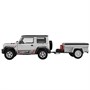 Радиоуправляемый внедрожник Suzuki Jimny PRO с прицепом (свет, выхлоп, Li-Po 5C) - HG4-53PRO-54-W HG4-53PRO-54-WHITE