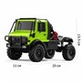Радиоуправляемый грузовик Unimog U4000 4WD 1:18 - MN-333-GREEN MN-333-GREEN