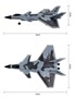 Радиоуправляемый самолет Fei Xiong J-20 RTF 2.4G - FX830-GREY FX830-GREY