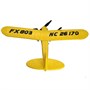 Радиоуправляемый самолет Piper Cub J3 для начинающих 2.4G - FX803-YELLOW FX803-YELLOW