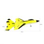 Радиоуправляемый самолет SU-35 для начинающих 2.4G - FX820-YELLOW FX820-YELLOW