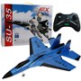 Радиоуправляемый самолет SU-35 для начинающих 2.4G - FX820-BLUE FX820-BLUE