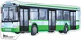 ФМ1-10413 Плакат вырубной А4. Машина автобус (с уф-лаком) - группа Транспорт 567855315