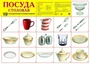 Демонстрационный плакат СУПЕР А2 Посуда столовая 1545536177
