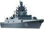 М-15785 Вырубная фигурка. Военная техника. Фрегат Адмирал Горшков. Двухсторонняя 1088089168