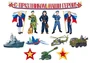 *КБ-15859 Комплект для оформления интерьера. С Днем защитника Отечества! (9 плакатов А4, 3 плаката А3 и гирлянда) 648796044
