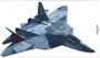 *Ф-15655 ПЛАКАТ ВЫРУБНОЙ А3 В ПАКЕТЕ. Военная техника. Самолет СУ-57 (двухсторонний, в индивидуальной упаковке, с европодвесом и клеевым клапаном) - группа Военная техника 1984926314