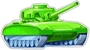 ФМ1-9360 Плакат вырубной А4. Танк (с уф-лаком) - группа Военная техника 509619746
