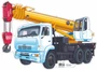 ФМ1-10158 Плакат вырубной А4. Машина автокран (с уф-лаком) - группа Транспорт - группа Транспорт 2026038309