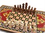 Шахматы + нарды + шашки "Сирия Красные" большие 701749160
