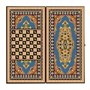 Нарды + Шашки Сирия Голубые средние (Россия, дерево, 50 см), Partida 1451543203