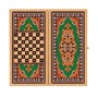 Нарды + Шашки Аравия Зеленые средние (Россия, дерево, 50 см), Partida 178852029