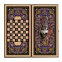 Нарды + Шашки Сирия Волк средние (Россия, дерево, 50 см), Partida 147804783