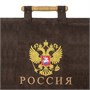 Чехол замшевый "Россия" для больших нард, Haleyan 1311655587