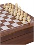 Комплект игр 2 в 1 в деревянном футляре (покер, шахматы), 24х24х7 см 1432720667