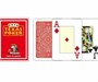 Карты "Modiano Texas Poker" 100% plastic 2 jumbo index red 649661759
