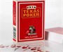 Карты "Modiano Texas Poker" 100% plastic 2 jumbo index red 649661759