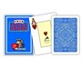 Карты "Modiano Texas Poker" 100% plastic 2 jumbo index blue 1074873974