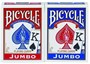 Карты "Bicycle Rider Back Jumbo Index 2-pack red/blue" 2093023138