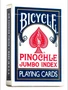 Карты "Bicycle Pinochle Jumbo Index Blue" 1358794775