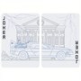 Карты "Bicycle back to the Future standard index blue" 1053978953