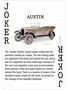 Карты "Antique Motor Cars Playing Cards" 978106109