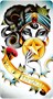 Карты Таро "Eight Coins Tattoo Tarot Borderless Miniature" US Games / Миниатюрное издание «Т 2134926938