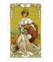 Карты Таро "Golden art Nouveau Tarot mini (New Edition - Gold Printing ink)" Lo Scarabeo / Мини Карт 1098314318