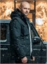 Куртка - жилетка трансформер с подогревом 2 в 1 мужская зимняя темно-синего цвета 6668TS 147219852