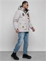 Куртка мужская зимняя с капюшоном молодежная серого цвета 88917Sr 1017265506