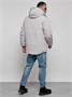Куртка мужская зимняя с капюшоном молодежная серого цвета 88917Sr 1017265506