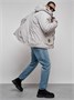 Куртка мужская зимняя с капюшоном молодежная серого цвета 88917Sr 1017265506