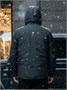 Куртка - жилетка трансформер с подогревом 2 в 1 мужская зимняя черного цвета 6668Ch 909375995