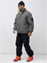 Куртка двухсторонняя мужская молодежная зимняя серого цвета 25308Sr 1631969414