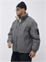 Куртка двухсторонняя мужская молодежная зимняя серого цвета 25308Sr 1631969414
