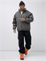 Куртка двухсторонняя мужская молодежная зимняя серого цвета 25308Sr 1631969414
