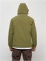 Куртка молодежная мужская весенняя с капюшоном цвета хаки 7312Kh 462664948