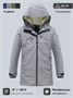Парка зимняя мужская с капюшоном серого цвета 9533-1Sr 1847478221