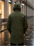 Парка спортивная мужская с капюшоном softshell цвета хаки 9565Kh 747258048