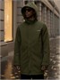 Парка спортивная мужская с капюшоном softshell цвета хаки 9565Kh 747258048