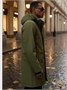 Парка спортивная мужская с капюшоном softshell цвета хаки 9565Kh 747258048