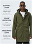 Парка спортивная мужская с капюшоном softshell цвета хаки 9565Kh 747258048