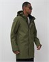 Парка спортивная мужская с капюшоном softshell цвета хаки 9565Kh 747258048