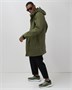 Парка спортивная мужская с капюшоном softshell цвета хаки 9565Kh 747258048