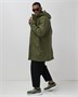 Парка спортивная мужская с капюшоном softshell цвета хаки 9565Kh 747258048