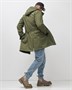 Парка спортивная мужская с капюшоном softshell цвета хаки 9565Kh 747258048