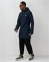 Парка спортивная мужская с капюшоном softshell темно-синего цвета 9565TS 1997182764