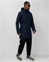 Парка спортивная мужская с капюшоном softshell темно-синего цвета 9565TS 1997182764