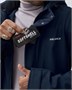 Парка спортивная мужская с капюшоном softshell темно-синего цвета 9565TS 1997182764